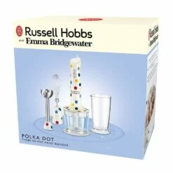 Emma Bridgewater Hand Blender Emma Bridgewaiter Polkadot -russell hobbs Sales n24703 9686 front