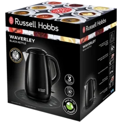 Russell Hobbs Waverley Black Kettle -russell hobbs Sales rh 3Dpack image