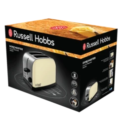 Russell Hobbs Dorchester 2 Slice Toaster Cream -russell hobbs Sales rh 3Dpack image 18783