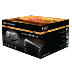Russell Hobbs 4 Slice Toaster Steel Brushed Stainless Steel -russell hobbs Sales rh 3Dpack image 18790