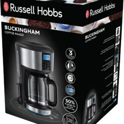 Buckingham Coffee Maker Brushed Stainless Steel 18 Buckingham Coffee Maker Brushed Stainless Steel -russell hobbs Sales rh 3Dpack image 20680 56