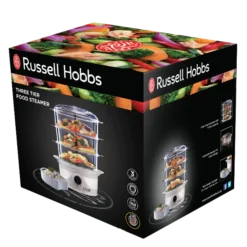 3 Tier Food Steamer White -russell hobbs Sales rh 3Dpack image 21141