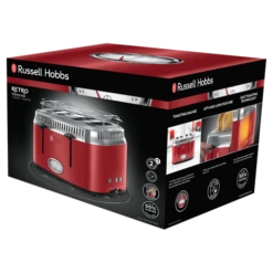 Russell Hobbs Retro Red 4 Slice Toaster 16 Russell Hobbs Retro Red 4 Slice Toaster -russell hobbs Sales rh 3Dpack image 21690