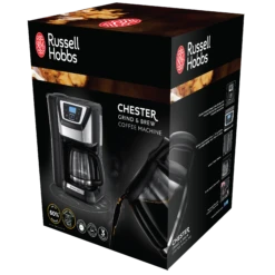 Chester Grind and Brew Polished Stainless Steel -russell hobbs Sales rh 3Dpack image 22000