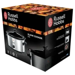 3.5L Slow Cooker - Ceramic Black -russell hobbs Sales rh 3Dpack image 23200