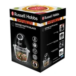 Desire Matte Black Mini Chopper -russell hobbs Sales rh 3Dpack image 24662