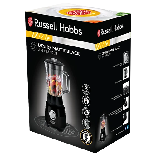 Desire Matte Black Jug Blender 10 Desire Matte Black Jug Blender - Image 8