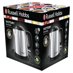 Russell Hobbs Classic Compact Kettle Stainless Steel -russell hobbs Sales rh 3Dpack image 24990