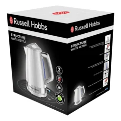 Russell Hobbs Structure White Kettle -russell hobbs Sales rh 3Dpack image 28080