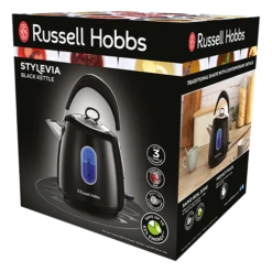 Russell Hobbs Stylevia Kettle - Black -russell hobbs Sales rh 3Dpack image 28131