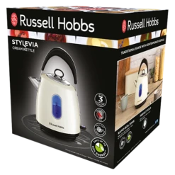 Russell Hobbs Stylevia Kettle - Cream -russell hobbs Sales rh 3Dpack image 28132