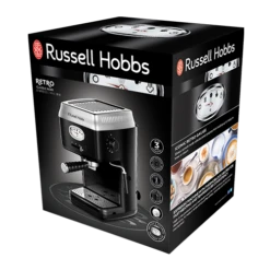 Retro Espresso Coffee Machine Black -russell hobbs Sales rh 3Dpack image 28251
