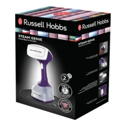 Steam Genie Handheld Garment Steamer Purple And White -russell hobbs Sales rh 3dpack image 25600