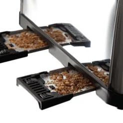 Russell Hobbs 4 Slice Toaster Steel Brushed Stainless Steel -russell hobbs Sales rh inset image 18790 1