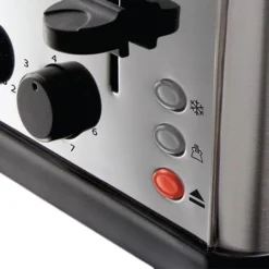Russell Hobbs 4 Slice Toaster Steel Brushed Stainless Steel -russell hobbs Sales rh inset image 18790 2