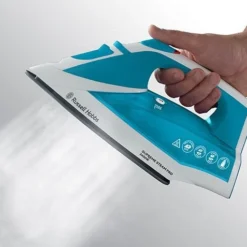 Supremesteam White and Blue Traditional Iron -russell hobbs Sales rh inset image 23040 1