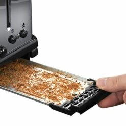 Russell Hobbs Colours+ 2 Slice Toaster Grey -russell hobbs Sales rh inset image 23332 03