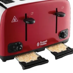 Russell Hobbs Cavendish Red 4 Slice Toaster -russell hobbs Sales rh inset image 24092 2