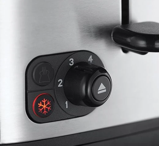 Russell Hobbs Brushed Stainless Steel 4 Slice Toaster 6 Russell Hobbs Brushed Stainless Steel 4 Slice Toaster - Image 4