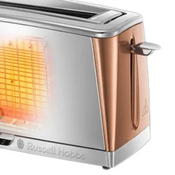 Russell Hobbs Luna Toaster 2 Slice Long Slot Copper -russell hobbs Sales rh inset image 24310 1
