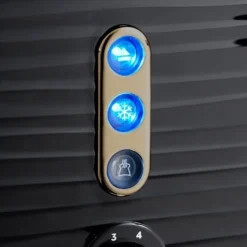 Russell Hobbs Inspire 4 Slice Brass Black Toaster -russell hobbs Sales rh inset image 24385 1