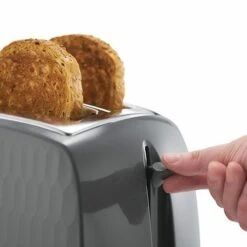 Russell Hobbs Honeycomb 2 Slice Grey Toaster 18 Russell Hobbs Honeycomb 2 Slice Grey Toaster -russell hobbs Sales rh inset image 26063 1