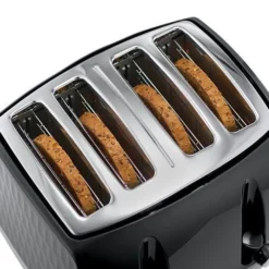 Russell Hobbs Honeycomb 4 Slice Black Toaster -russell hobbs Sales rh inset image 26071 3