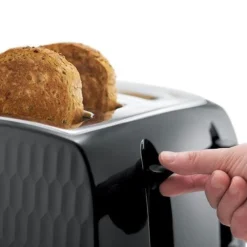 Russell Hobbs Honeycomb 4 Slice Black Toaster -russell hobbs Sales rh inset image 26071 4