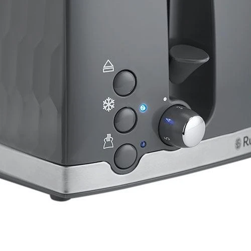 Russell Hobbs Honeycomb 4 Slice Grey Toaster 8 Russell Hobbs Honeycomb 4 Slice Grey Toaster - Image 6