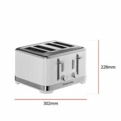 Russell Hobbs Structure White 4 Slice Toaster -russell hobbs Sales rh inset image 28100 5