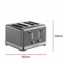 Russell Hobbs Structure Grey 4 Slice Toaster -russell hobbs Sales rh inset image 28102 4