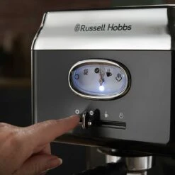 Retro Espresso Coffee Machine Black -russell hobbs Sales rh inset image 28251 4