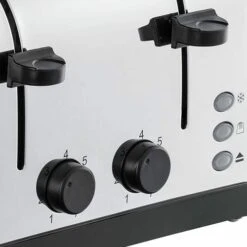 Russell Hobbs Stainless Steel 4-slice Toaster - Black -russell hobbs Sales rh inset image 28360 2