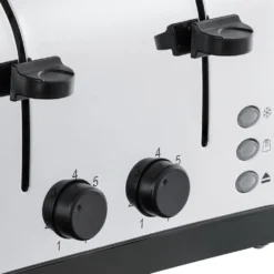 Russell Hobbs Stainless Steel 4-slice Toaster - Grey -russell hobbs Sales rh inset image 28364 02