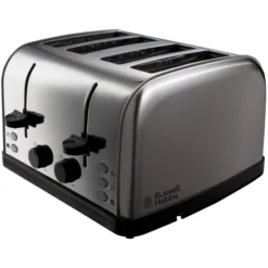 Russell Hobbs 4 Slice Toaster Steel Brushed Stainless Steel -russell hobbs Sales rh main image 18790 1