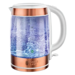Russell Hobbs Illuminating Glass Kettle in Copper -russell hobbs Sales rh main image 21603 1