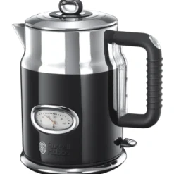 Russell Hobbs Retro Black Kettle