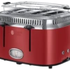Russell Hobbs Retro Red 4 Slice Toaster -russell hobbs Sales rh main image 21690 1