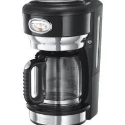 Retro Black Glass Coffee Maker