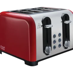 Russell Hobbs Worcester Red Toaster - 4 Slice