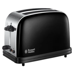 Russell Hobbs Stainless Steel 2 Slice Toaster - Black