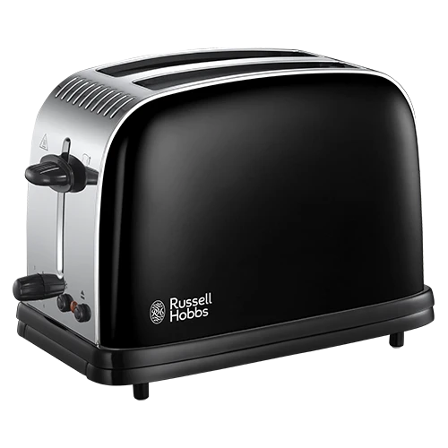 Russell Hobbs Stainless Steel 2 Slice Toaster - Black 3 Russell Hobbs Stainless Steel 2 Slice Toaster - Black
