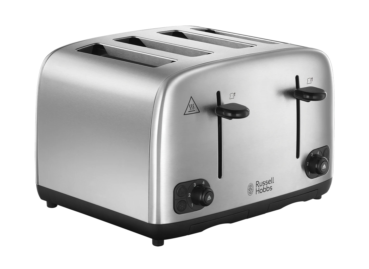 Russell Hobbs Brushed Stainless Steel 4 Slice Toaster 3 Russell Hobbs Brushed Stainless Steel 4 Slice Toaster