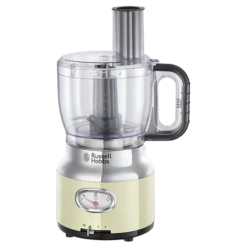 Retro Cream Food Processor