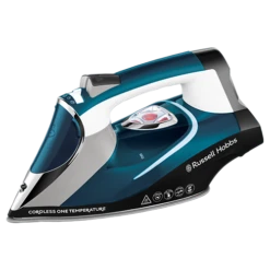 One Temperature Iron Blue And White 11 One Temperature Iron Blue And White -russell hobbs Sales rh main image 26020