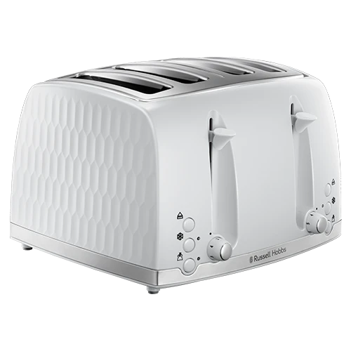 Russell Hobbs Honeycomb 4 Slice Grey Toaster 12 Russell Hobbs Honeycomb 4 Slice Grey Toaster - Image 10