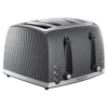Russell Hobbs Honeycomb 4 Slice Grey Toaster -russell hobbs Sales rh main image 26073