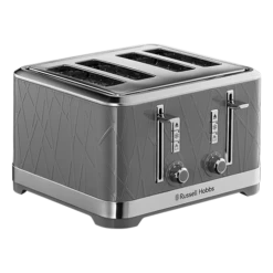 Russell Hobbs Structure Grey 4 Slice Toaster