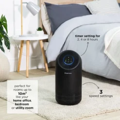 Russell Hobbs Clean Air Compact Air Purifier with Touch Control Black -russell hobbs Sales rhap1001b lifestyle 2000px 02