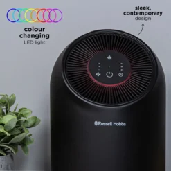 Russell Hobbs Clean Air Compact Air Purifier with Touch Control Black -russell hobbs Sales rhap1001b lifestyle 2000px 04
